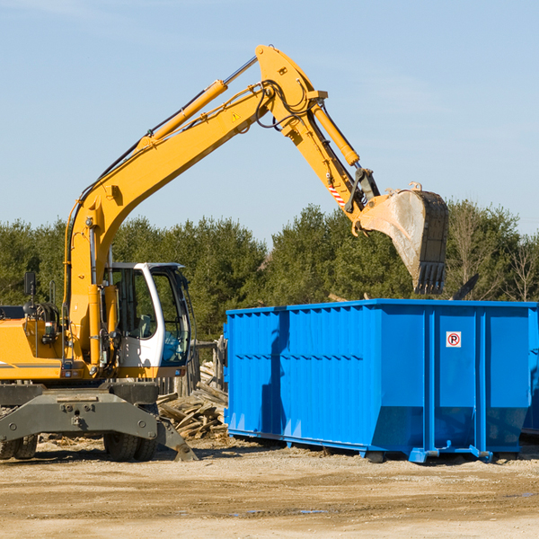 are there any restrictions on where a residential dumpster can be placed in Pine Forge PA